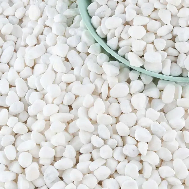 Decorative White Pebbles