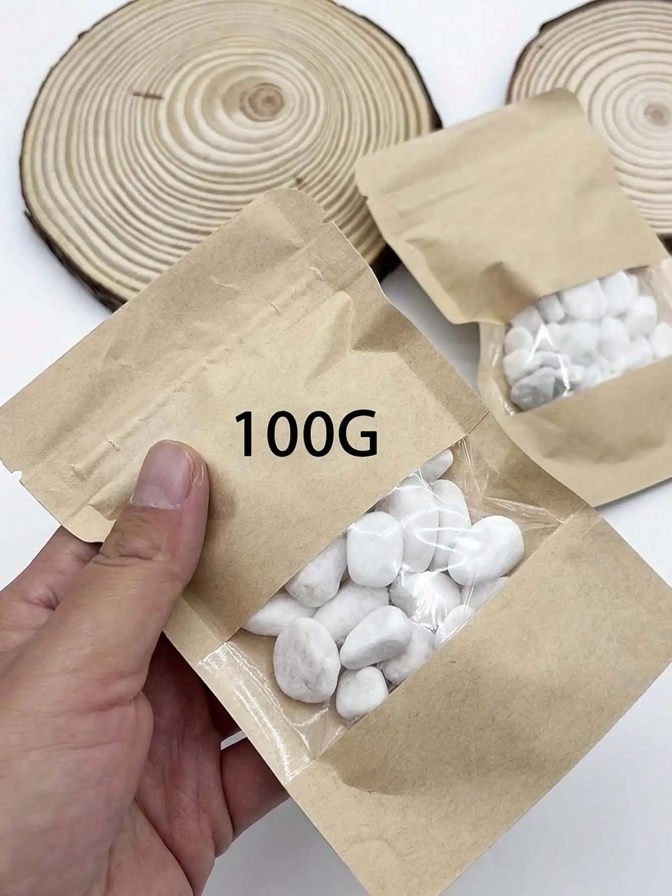 Decorative White Pebbles