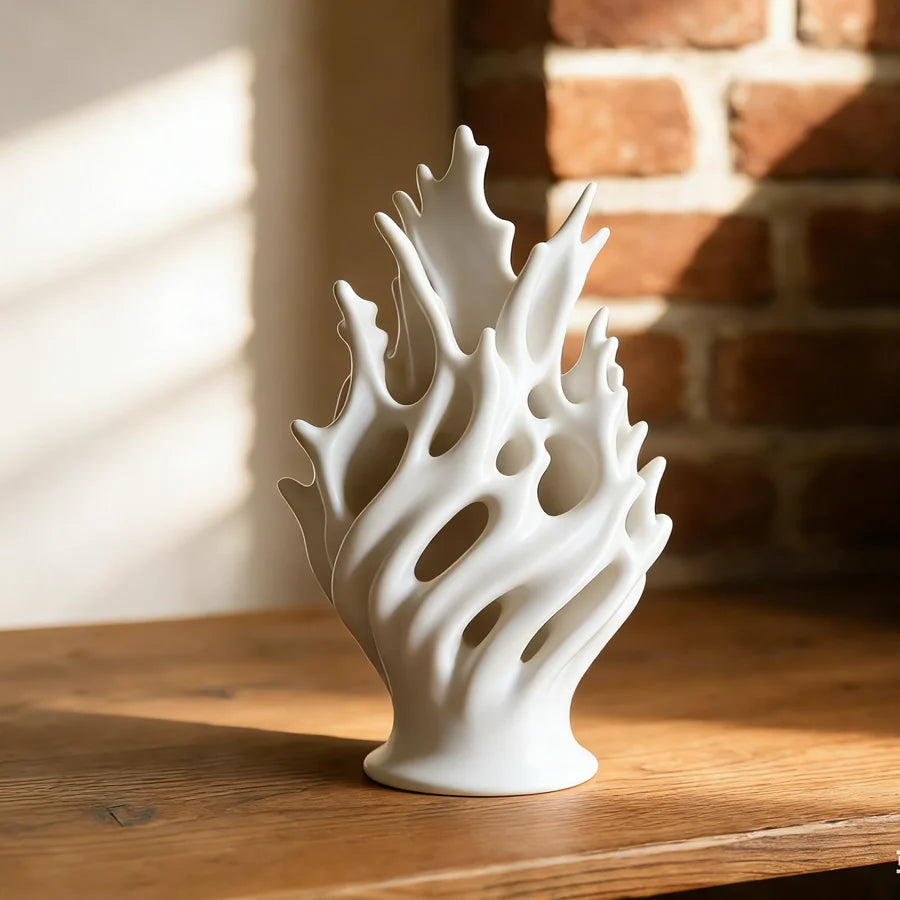 Elegant White Vase