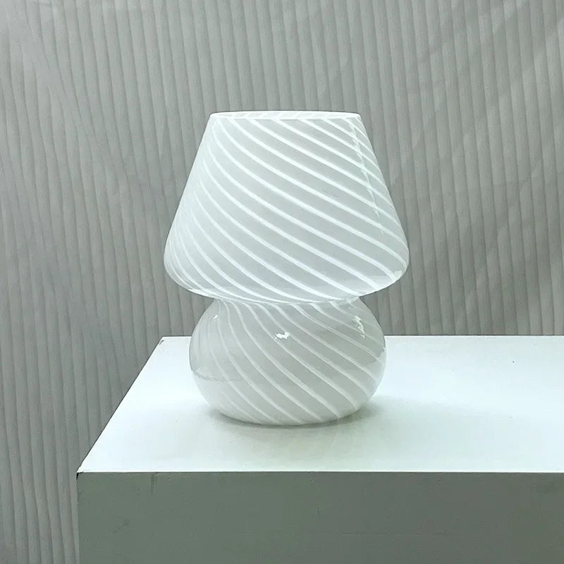 Glass Mushroom Lamp