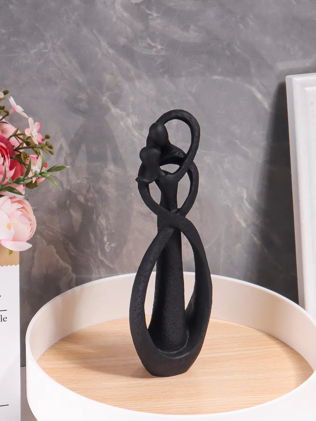 Abstract Couple Sculpture