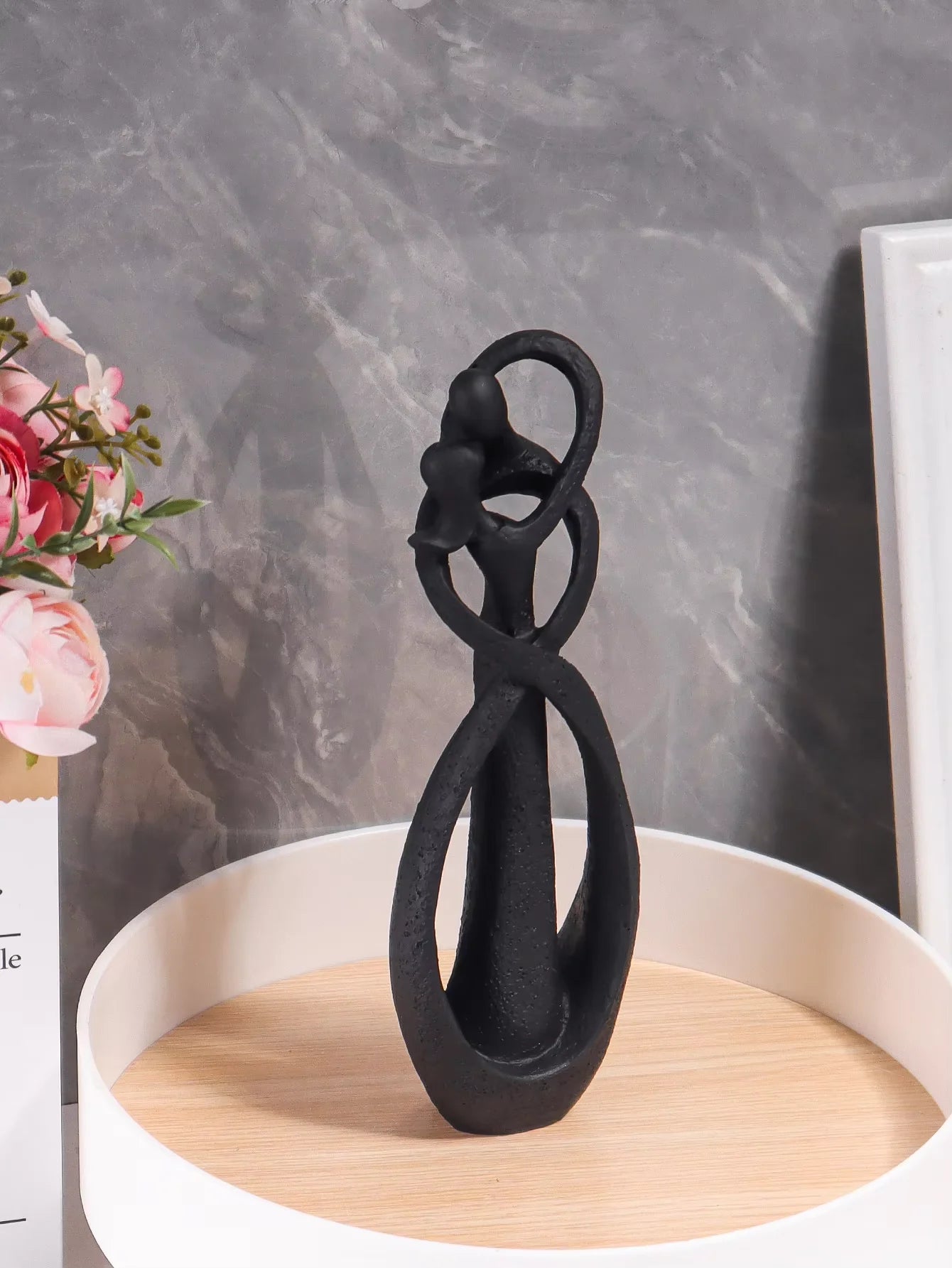Abstract Couple Sculpture