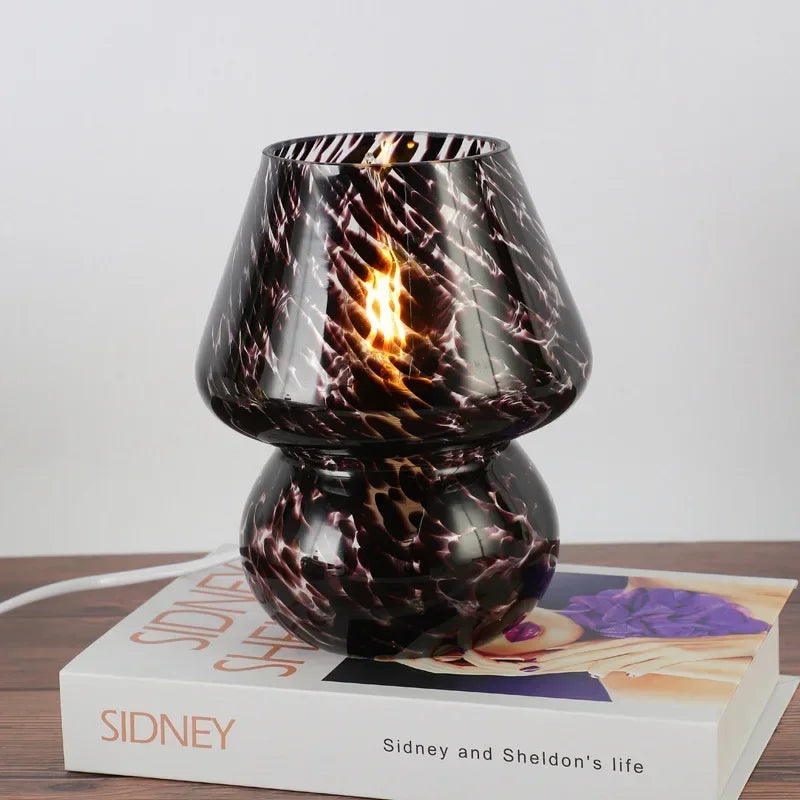 Glass Mushroom Lamp
