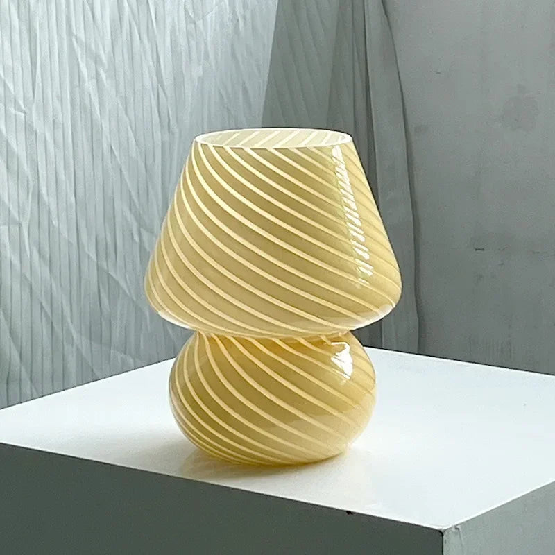 Glass Mushroom Lamp