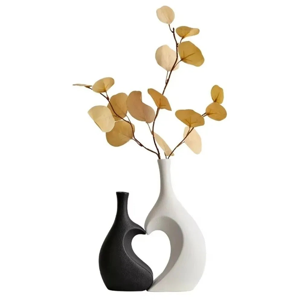 Heart-Shaped Vase Set