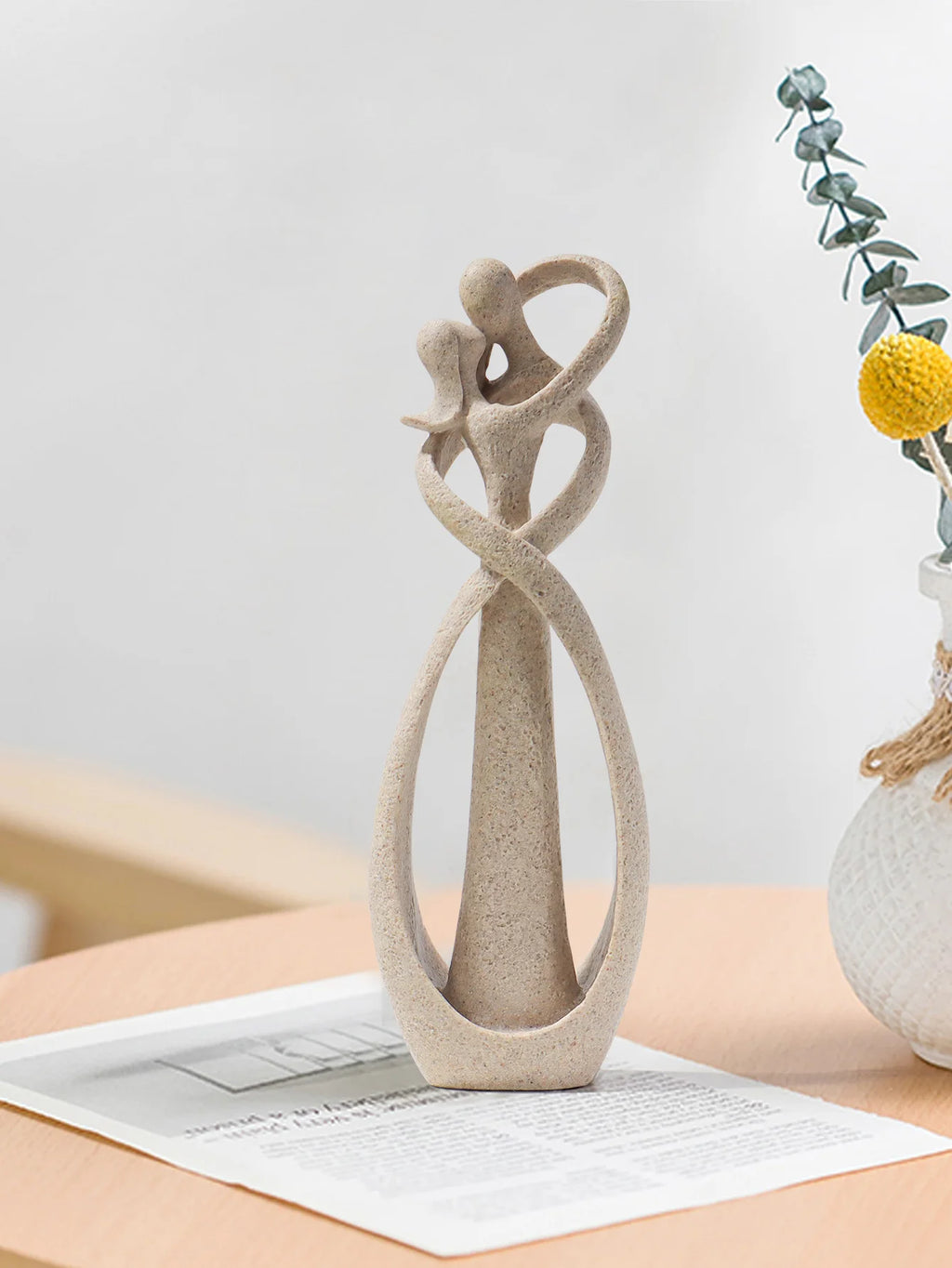 Abstract Couple Sculpture
