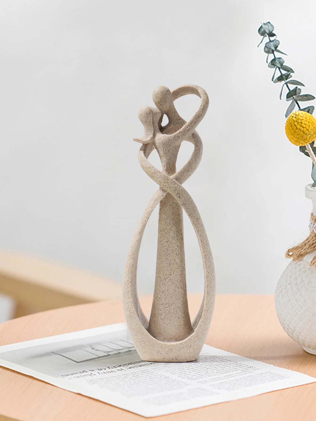 Abstract Couple Sculpture