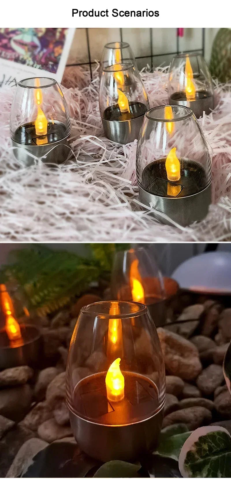 Solar LED Candle