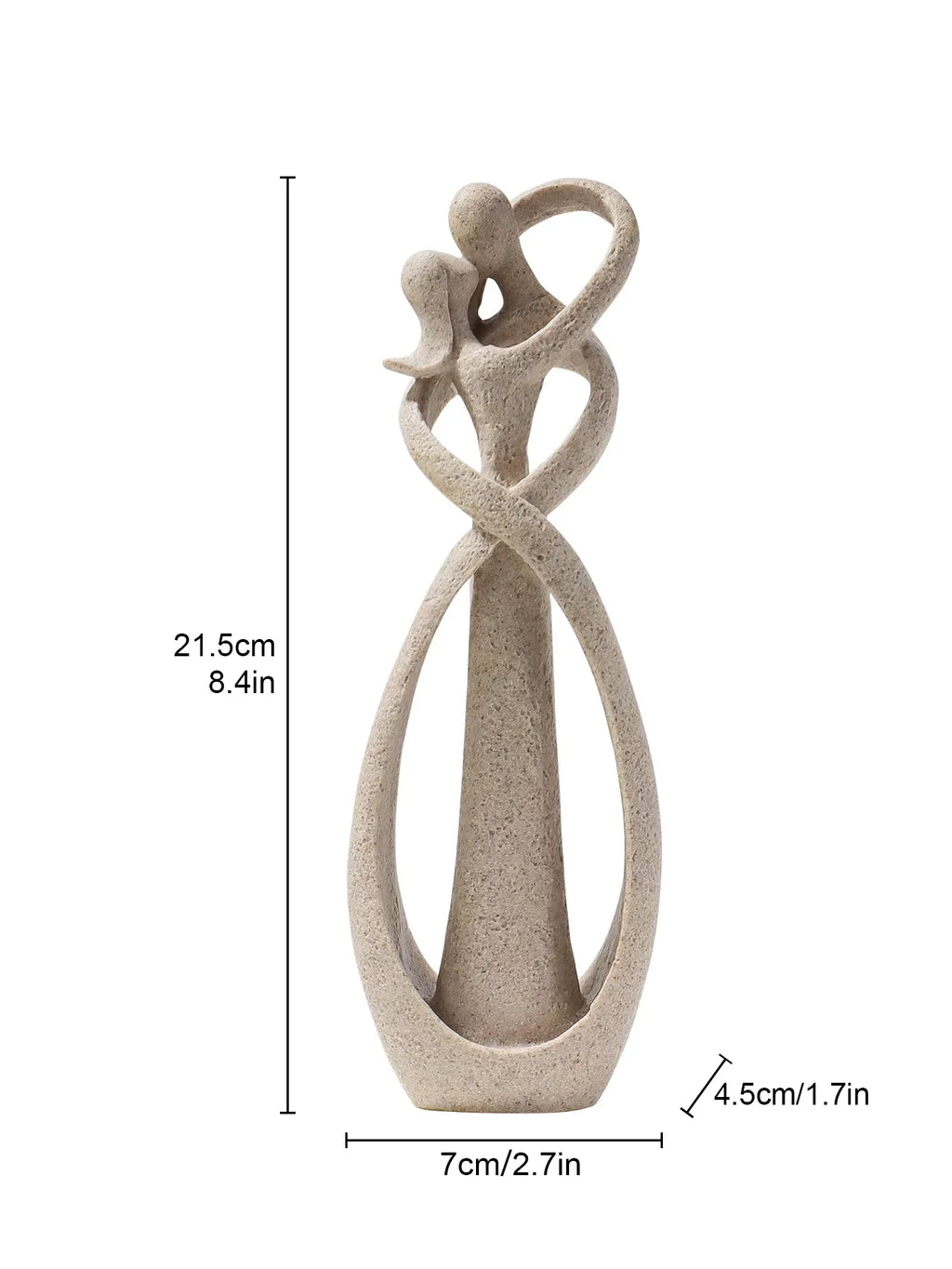 Abstract Couple Sculpture