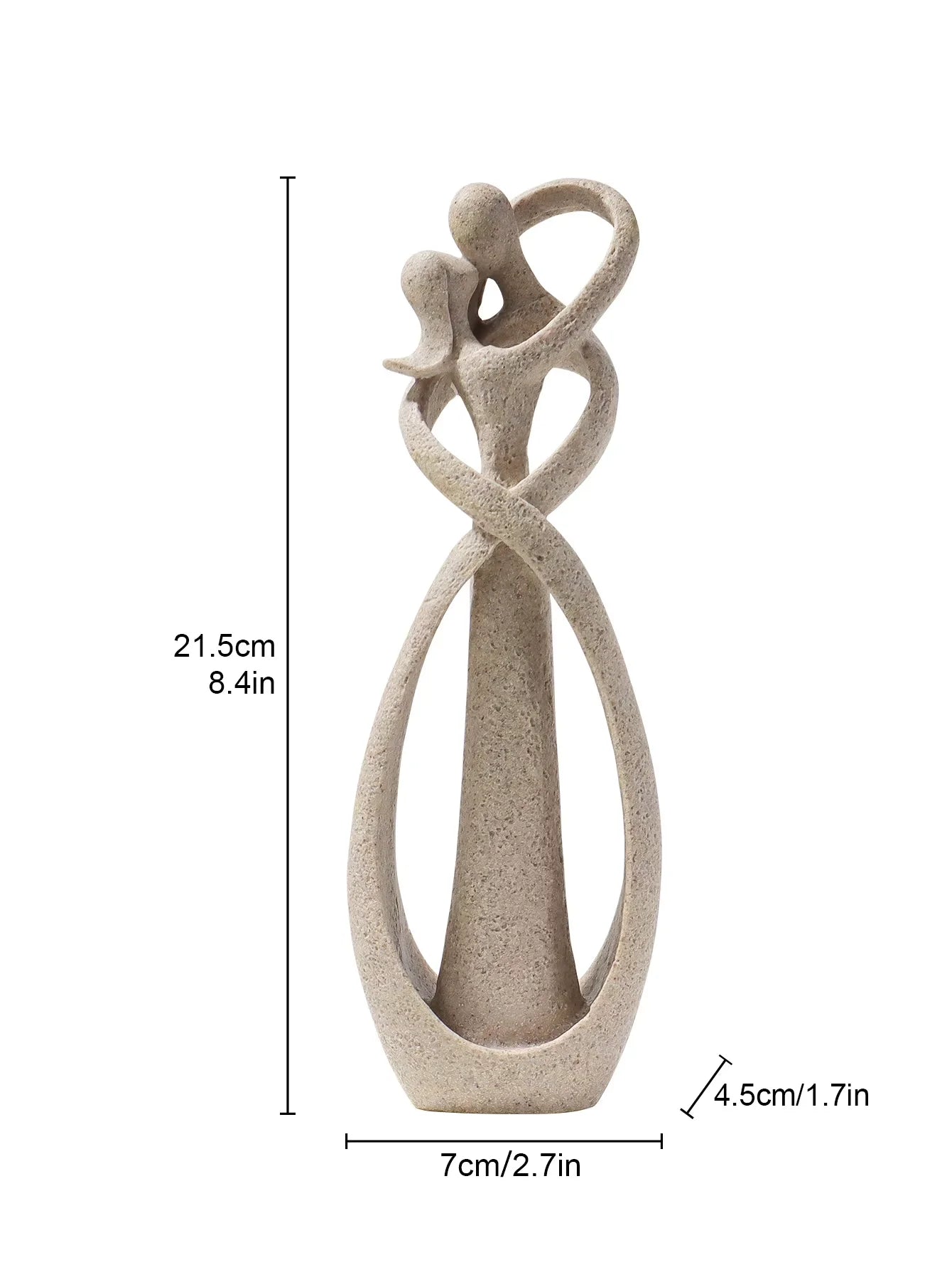 Abstract Couple Sculpture