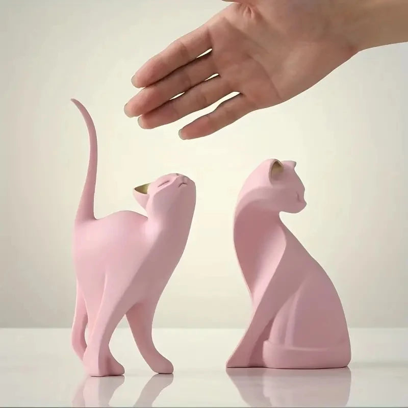 Golden Cat Figurine