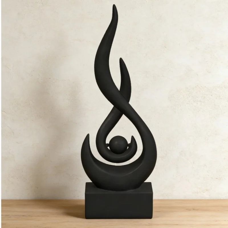 Abstract Flame Sculpture