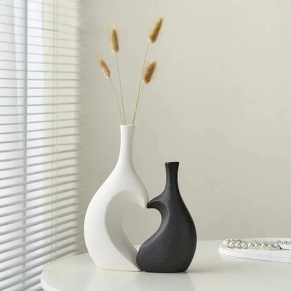 Heart-Shaped Vase Set