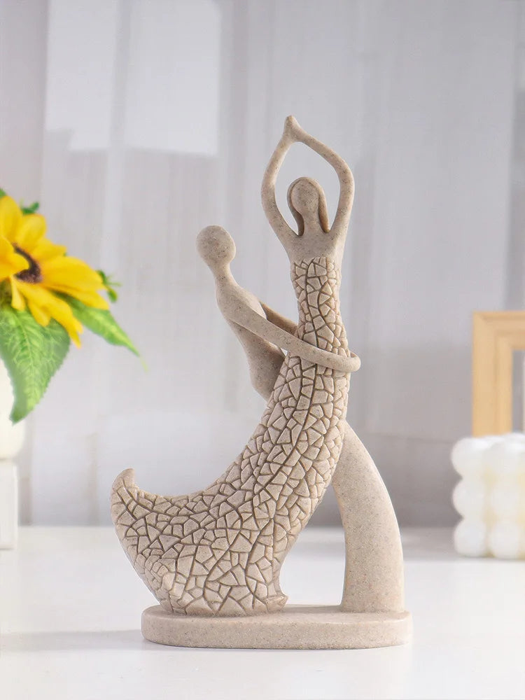 Abstract Couple Sculpture