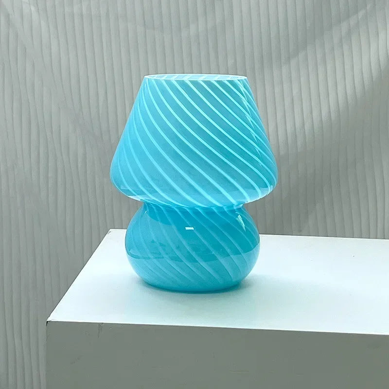 Glass Mushroom Lamp