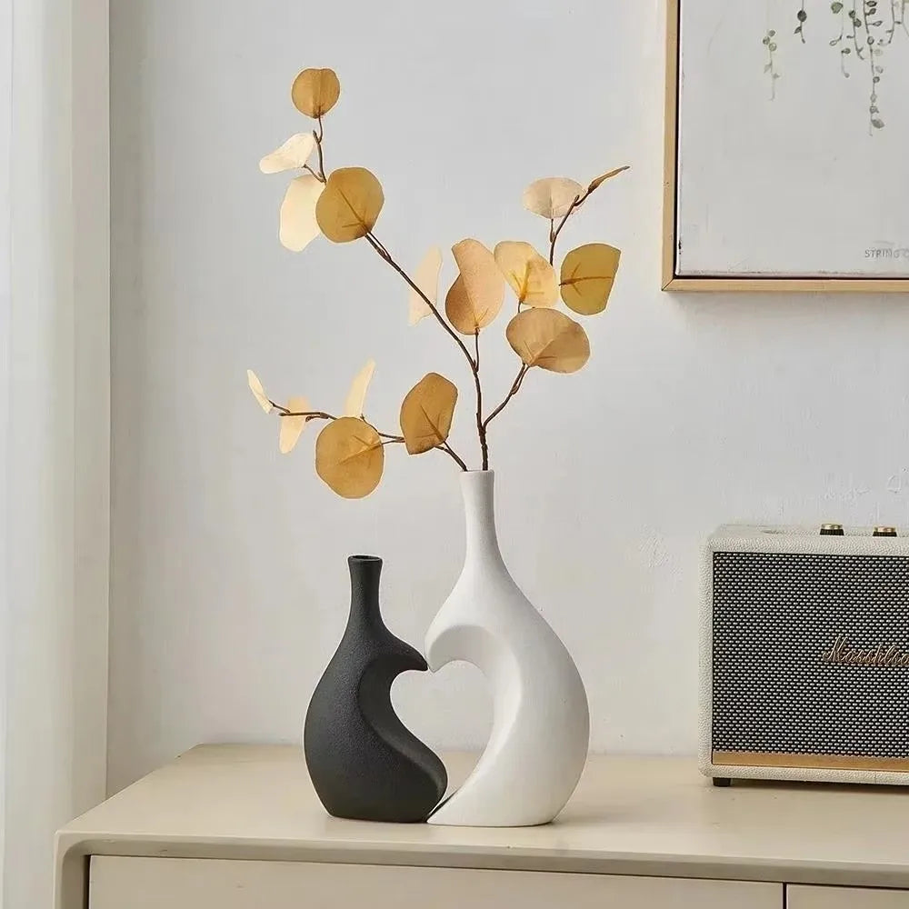 Heart-Shaped Vase Set