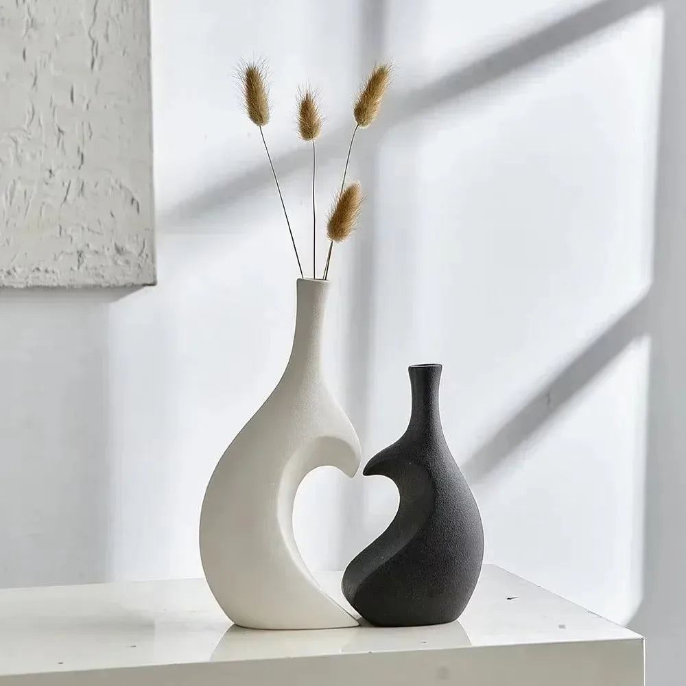 Heart-Shaped Vase Set