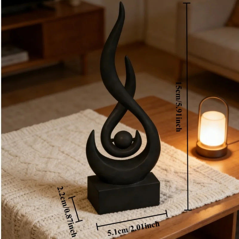 Abstract Flame Sculpture