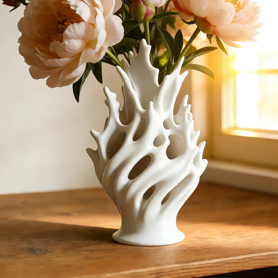 Elegant White Vase