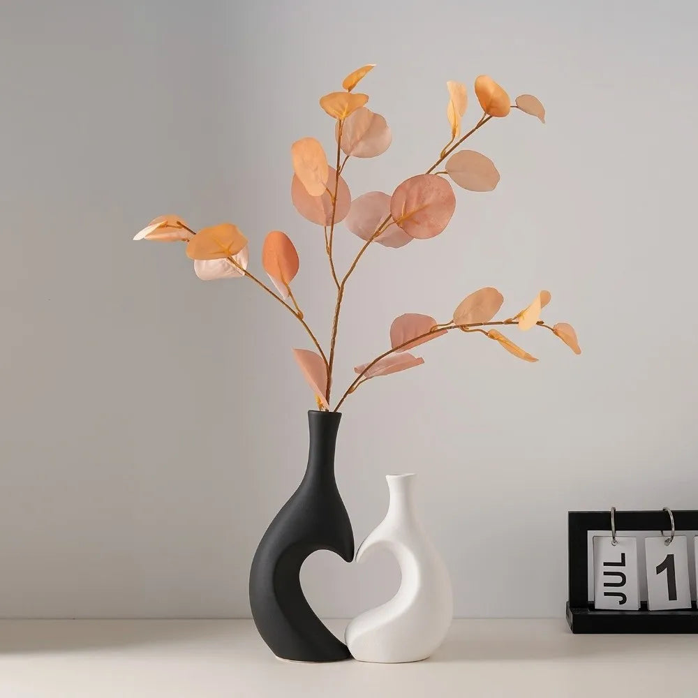 Heart-Shaped Vase Set
