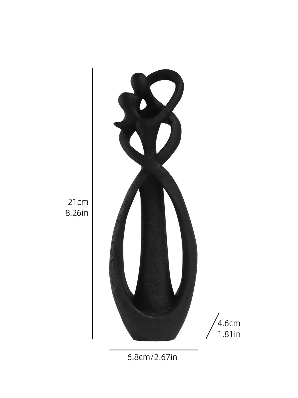 Abstract Couple Sculpture