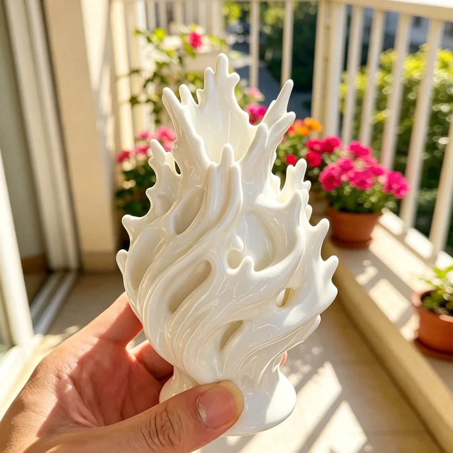 Elegant White Vase