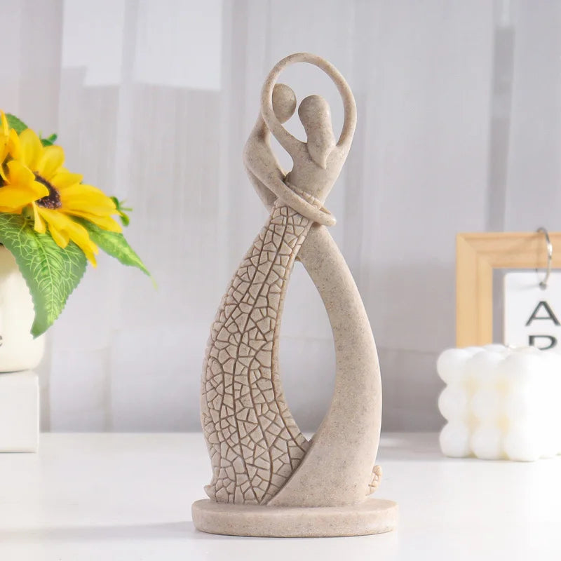 Abstract Couple Sculpture