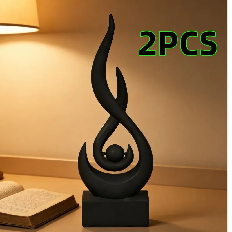 Abstract Flame Sculpture