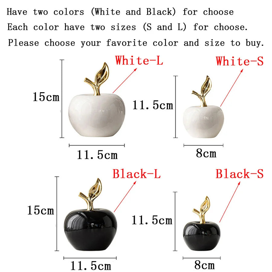 Decorative Apple Sculpture