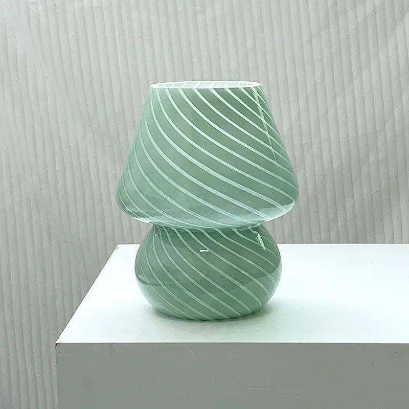Glass Mushroom Lamp