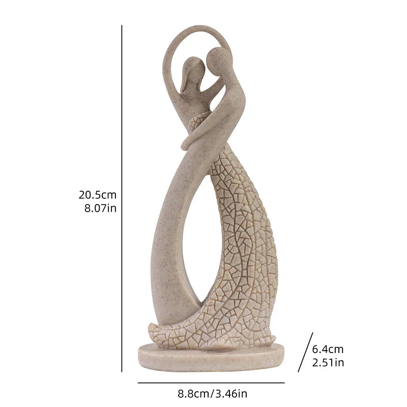 Abstract Couple Sculpture