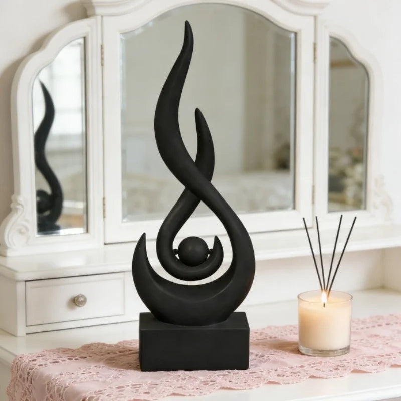 Abstract Flame Sculpture
