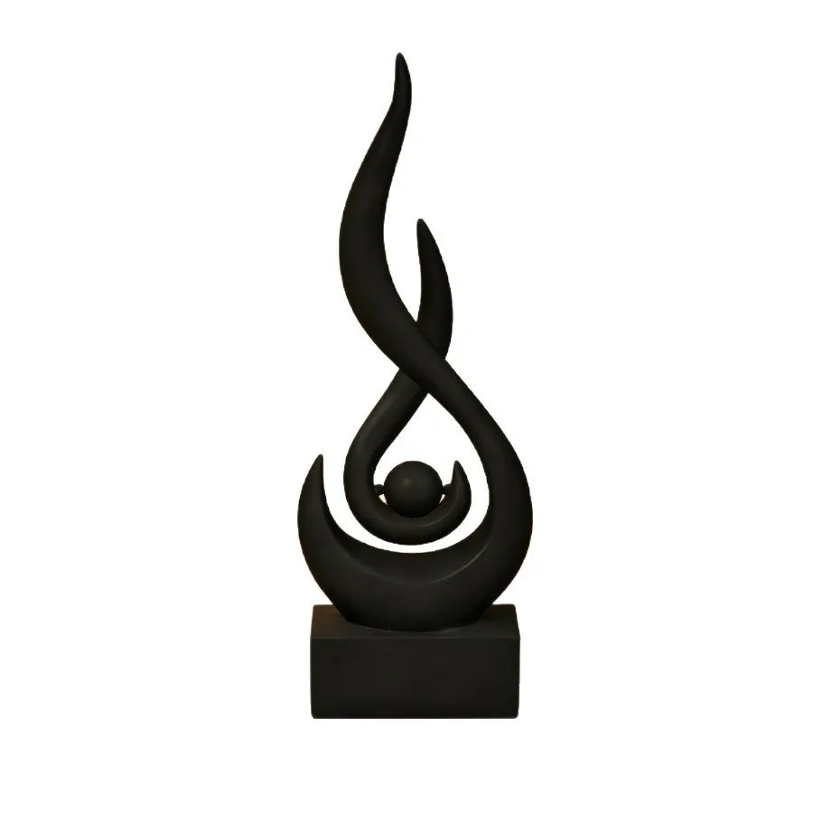 Abstract Flame Sculpture