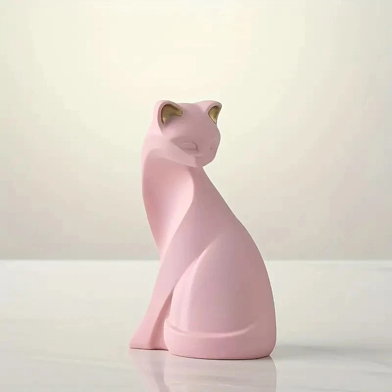 Golden Cat Figurine