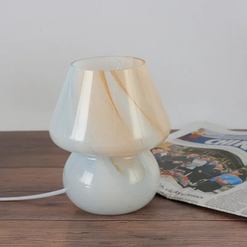 Glass Mushroom Lamp