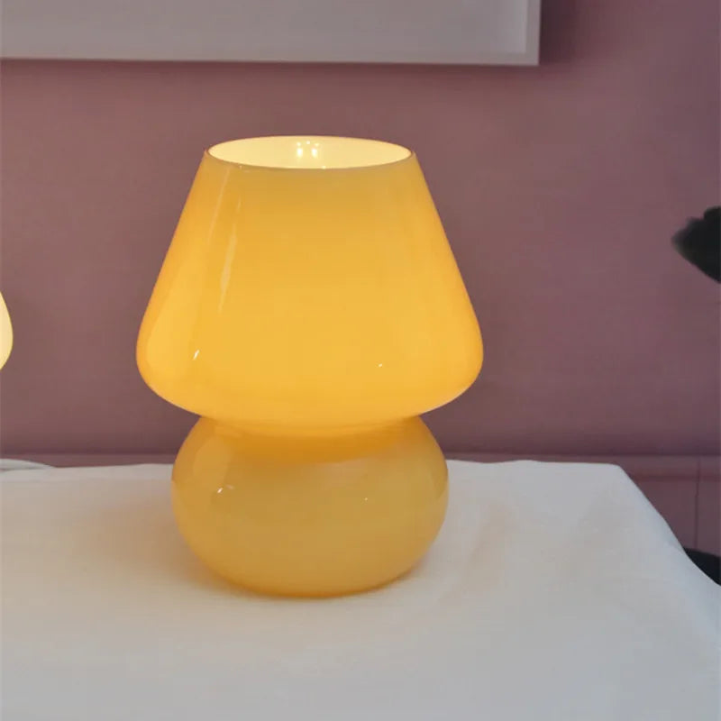 Glass Mushroom Lamp