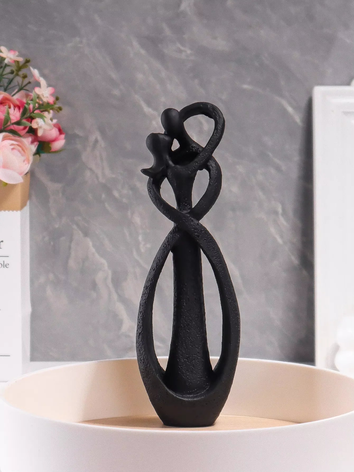 Abstract Couple Sculpture