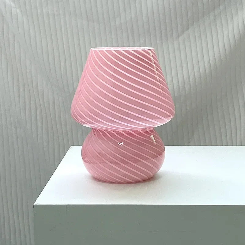 Glass Mushroom Lamp