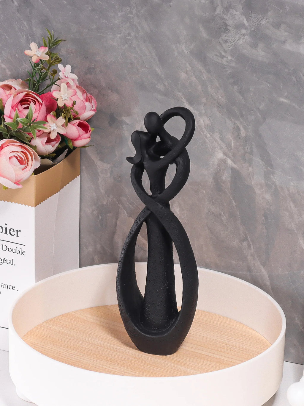 Abstract Couple Sculpture