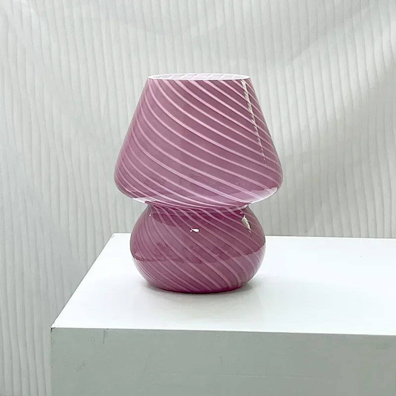 Glass Mushroom Lamp