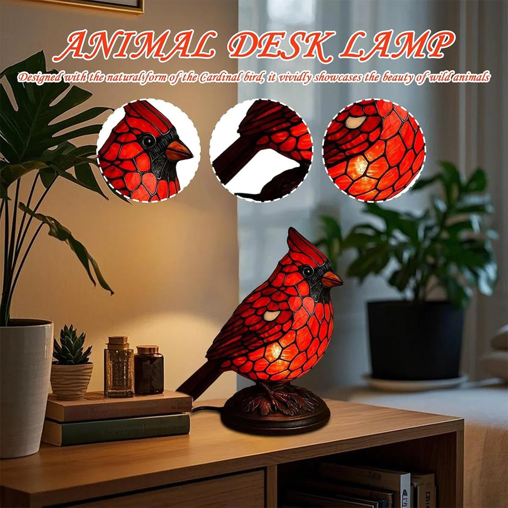 Red Cardinal Lamp