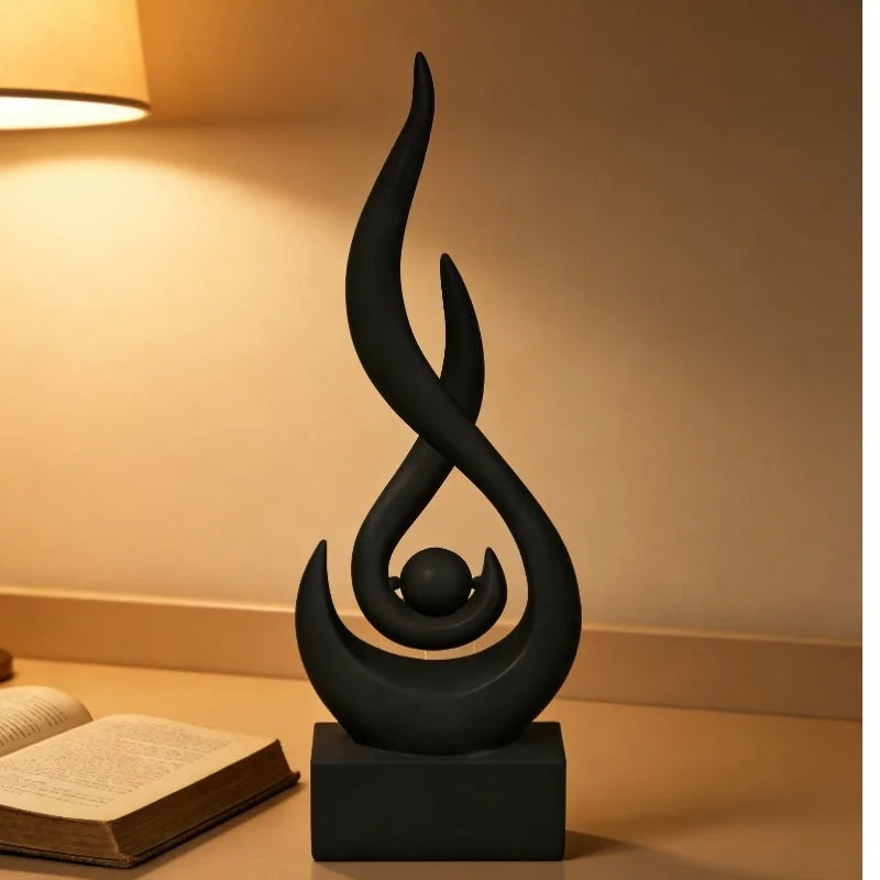 Abstract Flame Sculpture
