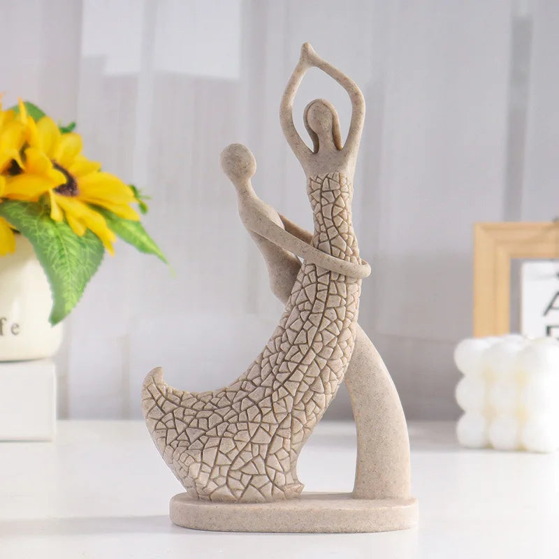 Abstract Couple Sculpture