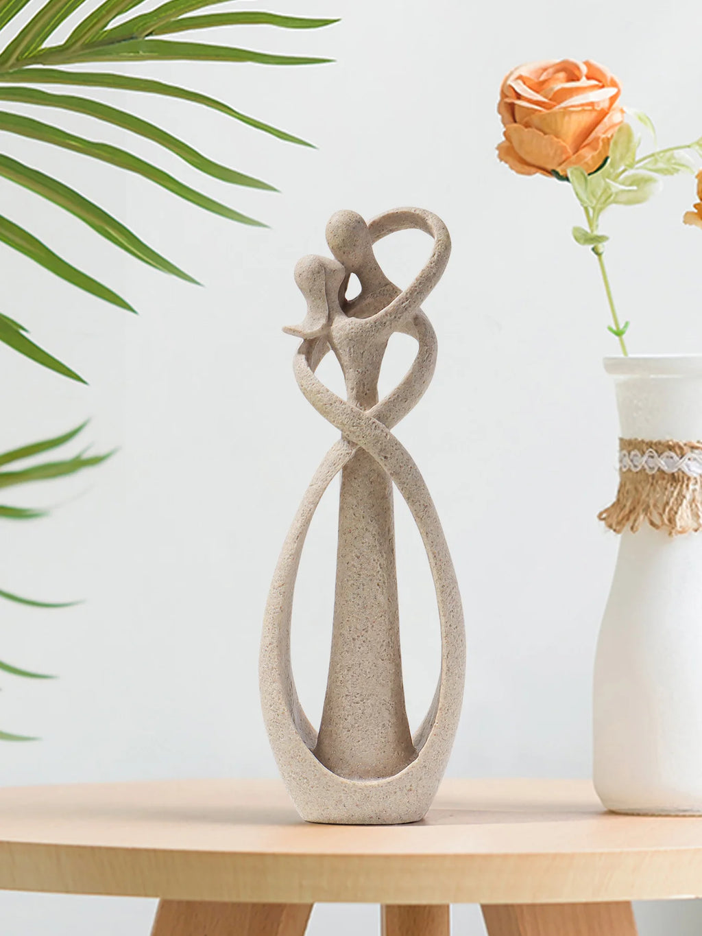 Abstract Couple Sculpture