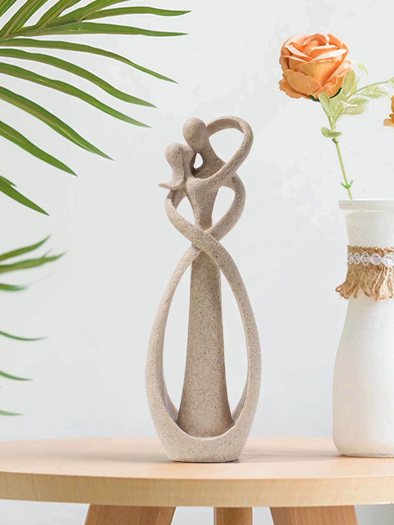 Abstract Couple Sculpture