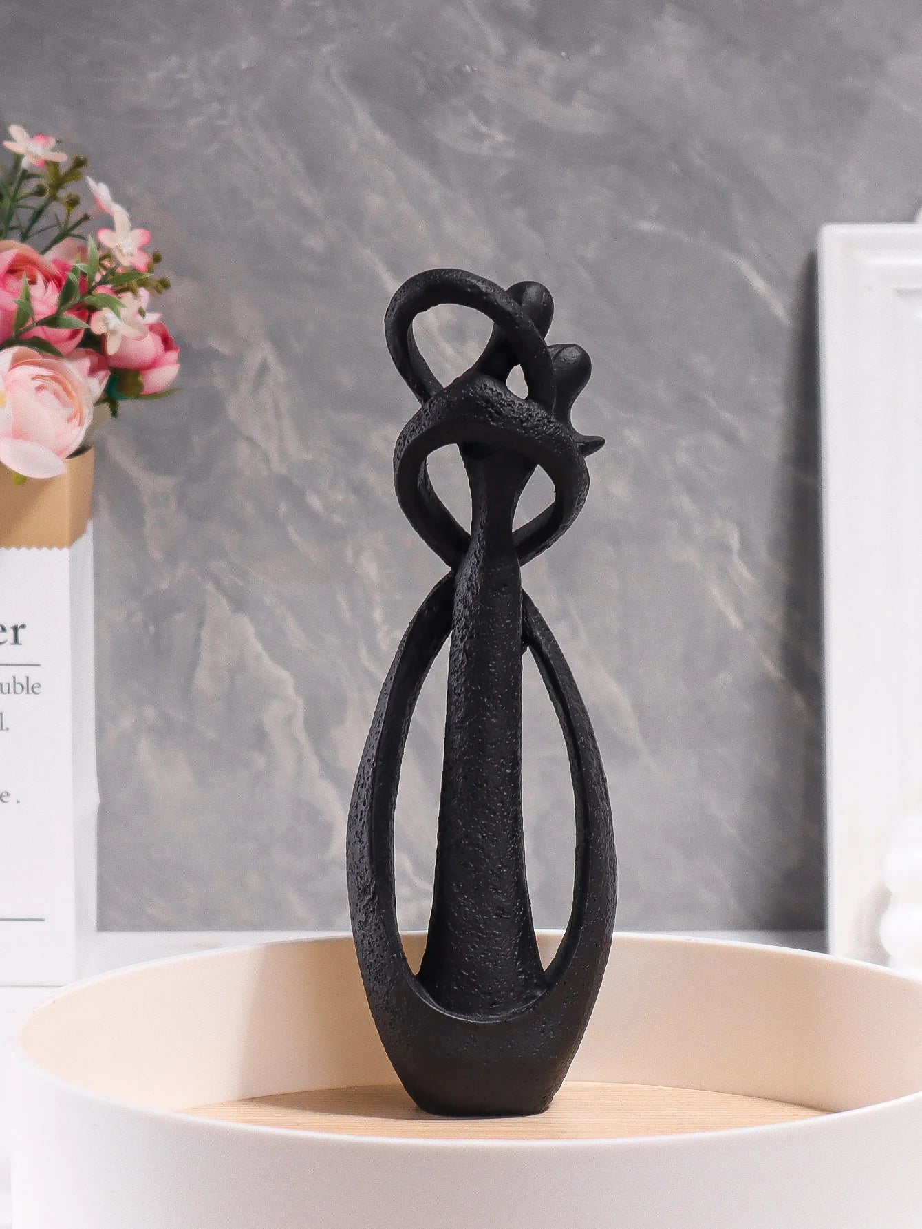 Abstract Couple Sculpture